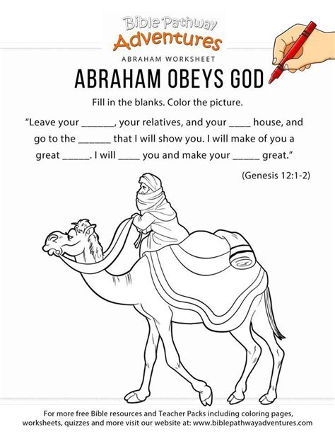 Medieval coloring pages for adults mazes coloring pages print mayan temple coloring page medieval princess coloring pages megillat esther coloring pages may coloring pages for toddlers mega charizard z coloring page abraham coloring page abraham and lot bible crafts for kids. Abraham obeys God worksheet and coloring page | Bible ...