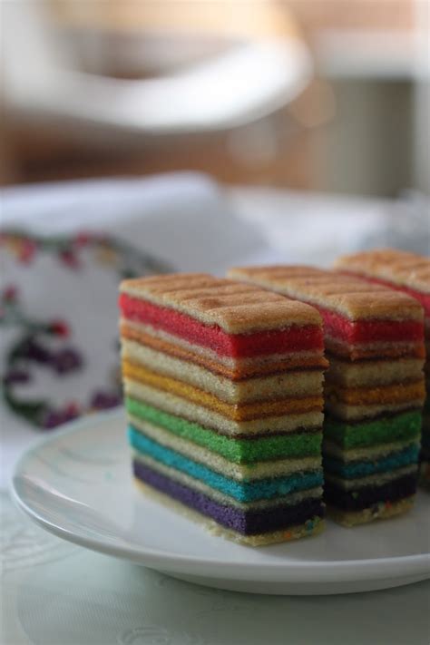 56866 12 3 4 5 6 7 8 9 10. Jane's Corner: 彩虹印尼千层蛋糕（Lapis Lengit Rainbow)