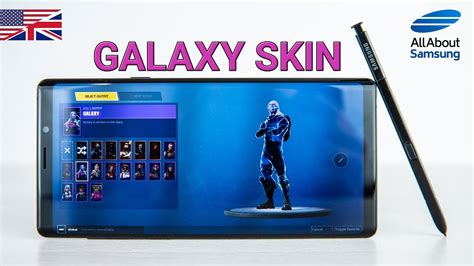 Fortnite Galaxy Skin Outfit On Note9 And Galaxy Tab S4 Redeem How To