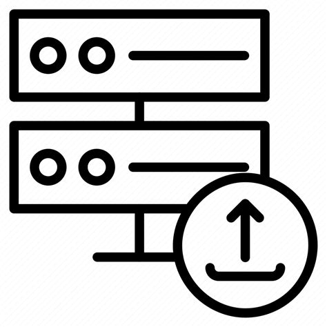 Database Mainframe Server Storage Upload Icon Download On Iconfinder