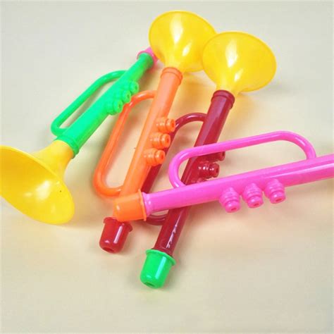 1pc Mini Ceative Kids Baby Cute Plastic Colorful Trumpet Children