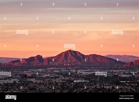 Phoenix Arizona Sunset Hi Res Stock Photography And Images Alamy