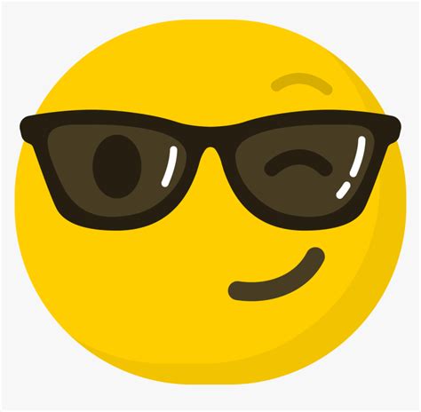 Download Emoticon Emoji With Sunglasses Clipart Info