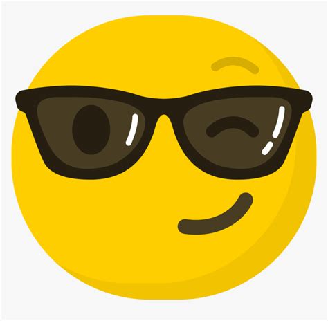 Transparent Sunglasses Emoji Clipart Smiley Transparent Emoji Hd Png