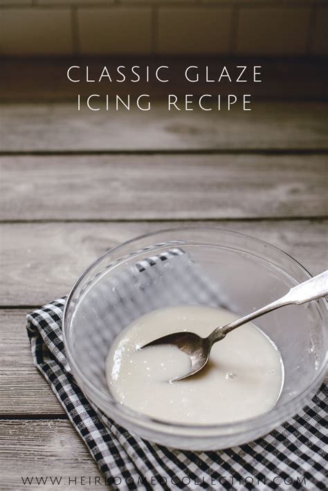 How To Make Glaze Icing Recipe Glazed Icing Recipe Icing Recipe