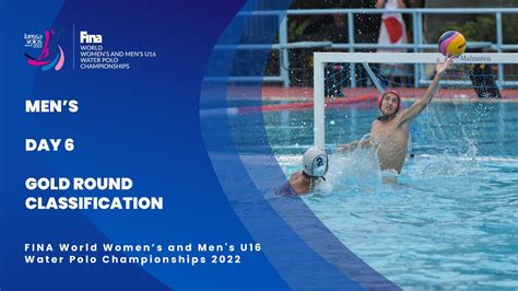 Day 6 Gold Classification Games Mens U16 Water Polo Championships