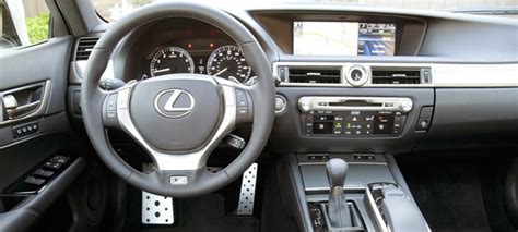 Spacious interior with open, modern architecture. 2013 Lexus GS 350 F Sport | Autoblog