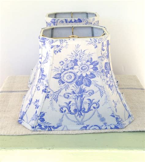 French Lamp Shade Lampshade Periwinkle Vintage By Lampshadelady