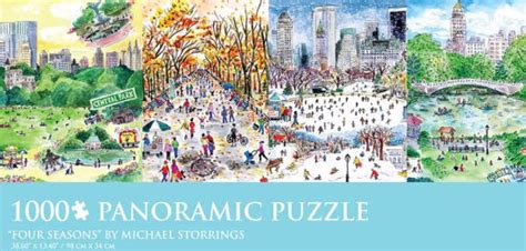 *free* shipping on qualifying offers. 1000 Piece Panoramic Puzzle Four Seasons Michael Storrings ...