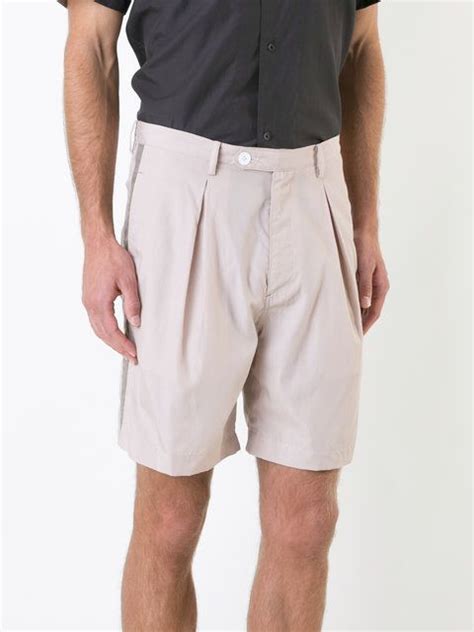 Factotum Pleated Shorts Mens Tailored Shorts Tailored Shorts Formal