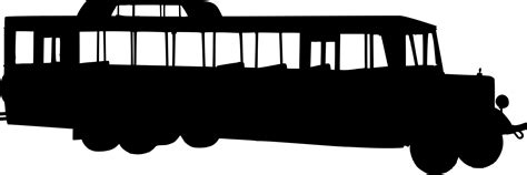 Download High Quality Bus Clipart Silhouette Transparent Png Images