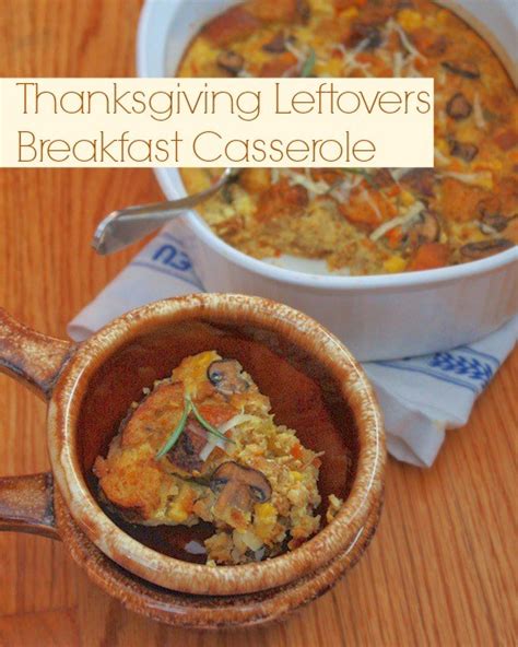 Thanksgiving Leftovers Breakfast Casserole