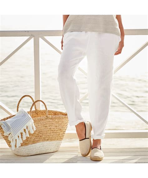 Linen Beach Pants All Clothing Sale The White Company Us