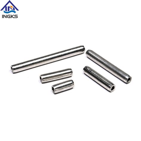 Stainless Steel Din7343 Metric System Coiled Roll Spring Pin China