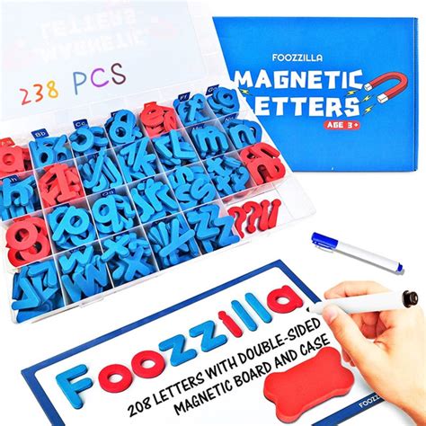 Magnetic Letters Kit Classroom Magnets 238 Pcs With Large Double Side