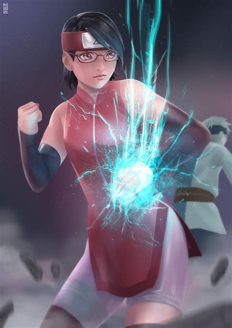 Sarada Fanart Uchiha Sarada Wallpaper Fanpop Page