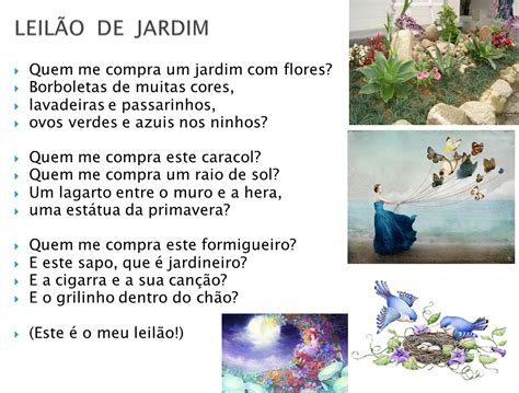 Poema Leilao De Jardim Edulearn