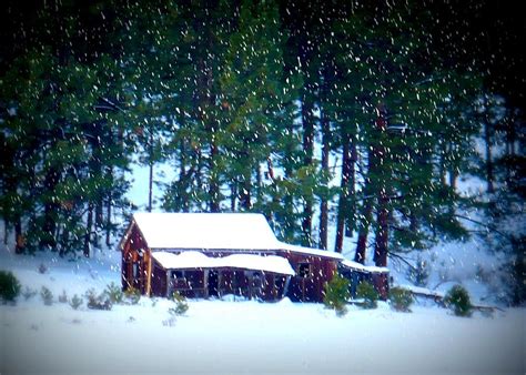 Oregon Homestead Winter Landscape Photograph By Carol Groenen Fine
