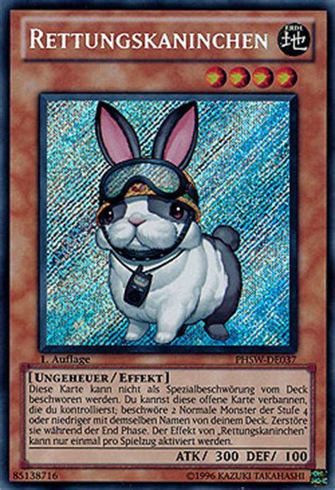 $3.12 and other cards from german yugioh cards. Rettungskaninchen | Yu-Gi-Oh! | FANDOM powered by Wikia