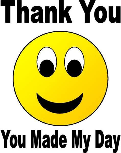 Thank You Smiley Face Clipart Best