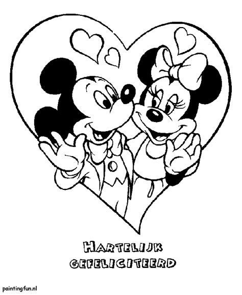 mickey kleurplaat Kleurplaten, Tekeningen disney figuren, Mickey