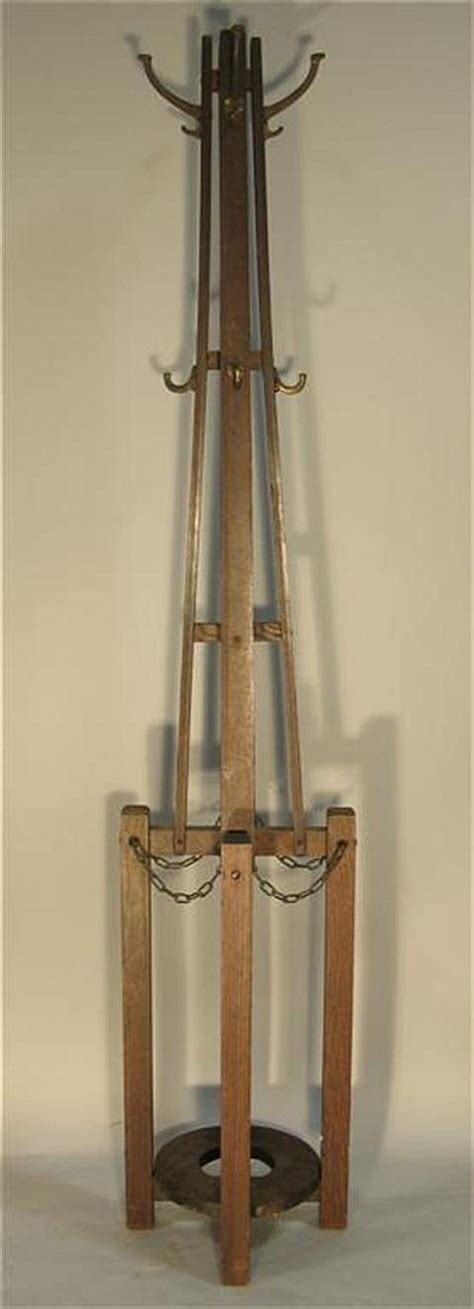 Lot Arts And Crafts Mission Style Coat Rack