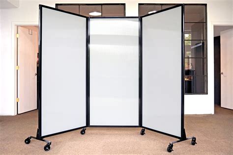 Afford A Wall Folding Mobile Room Divider Polycarbonate Portable