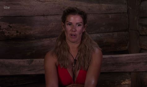 i m a celebrity 2017 rebekah vardy is forced to pull out of bushtucker trial… here s why tv