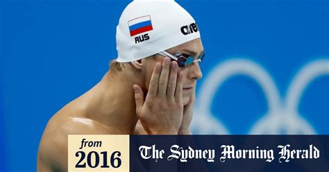I Have Always Been Clean Says Rio Olympics Russian Swimmer Vladimir