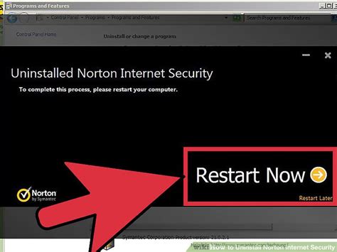 how to uninstall norton internet security 12 steps