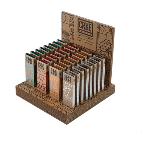 Recyclable Kraft Chocolate Bar Box With Display Shipping Box Chocolate