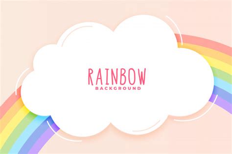 Sky pastel and cloud background with beautiful colored. Cute rainbow and cloud background in pastel colors | Free ...