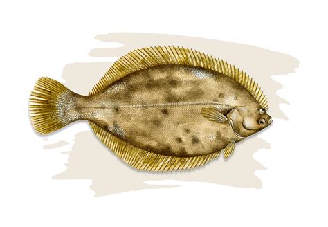 Southern Flounder Painting By Dawn Witherington Fine Art America