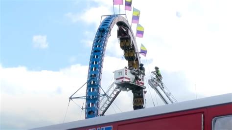 Roller Coaster Riders Stuck Upside Down For Hours Before Rescue
