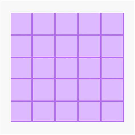 Purple Aesthetic Grid Photographic Print By Rocket To Pluto Redbubble