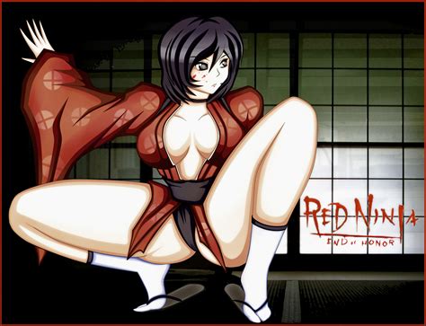 Kurenai Red Ninja Red Ninja Highres Tagme 1girl Black Hair