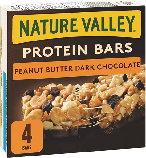 Nature Valley Protein Bars Peanut Butter Dark Chocolate Count Gram Amazon Ca Grocery