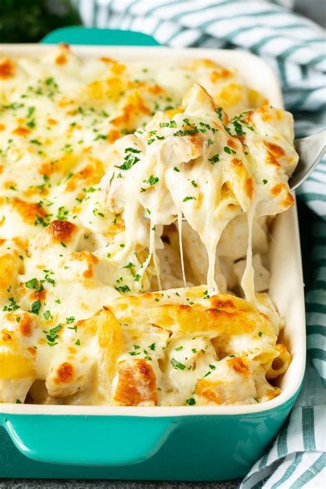 We all love this dish in my home. Chicken Alfredo Bake | Baked Pasta #chicken #pasta #cheese ...