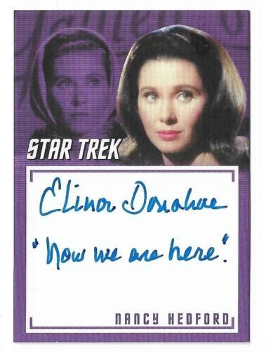 Star Trek Archive And Inscriptions Autograph A35 Elinor Donahue As Nancy