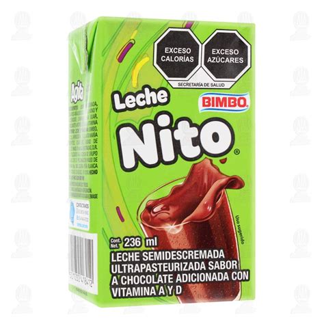 Leche Nito Sabor A Chocolate 236 Ml