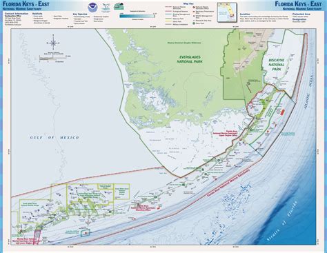 National Marine Sanctuaries Florida Keys Atlas Map