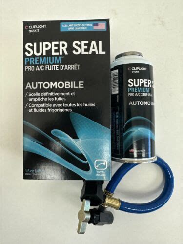 Super Seal Premium Ac System Leak Repair Kit Cliplight 946kit Ebay