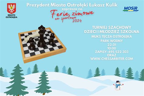 Turniej szachowy dla dzieci i młodzieży Moja Ostrołęka lepsza
