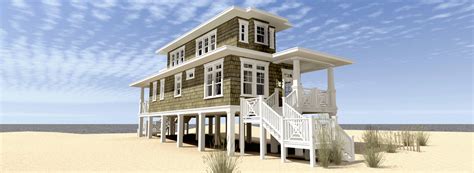 Beach House Plan With Walkout Sundeck 44124td Architectural Designs