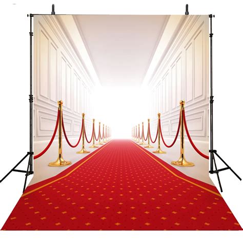 Red Carpet Wedding Backdrops Vinyl Backdrop For Photography 10x10ft