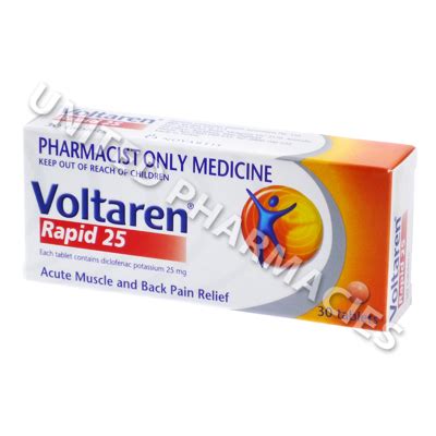 Note that the drugs listed here do not include those used in chemotherapy and radiation for cancer. Voltaren Rapid (Diclofenac Potassium) - 25mg (30 Tablets ...