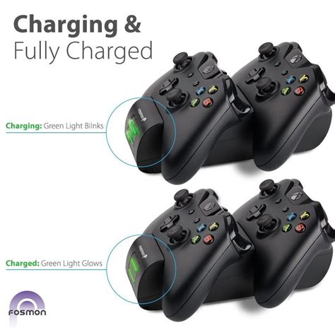 Xbox One X S Wireless Controller Charger Dock Dual Charging Port 2