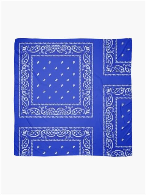 Blue Bandana Scarf For Sale By Ariahgraphics Redbubble