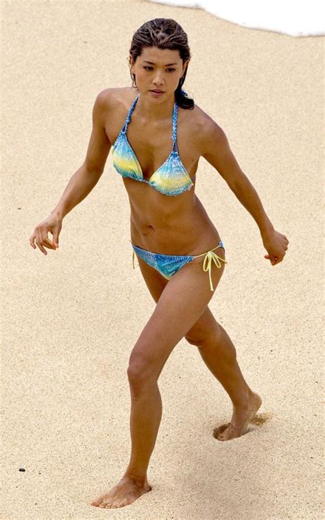 CELEBRITY PHOTO MANIAC Grace Park Hawaii Five O Bikini Babe