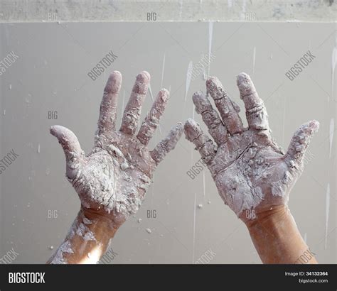 Artist Plastering Man Image And Photo Free Trial Bigstock
